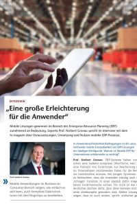 Mobile Lösungen im Bereich Enterprise-Resource-Planning